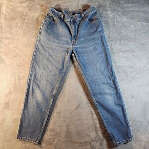 Levis Jeans 550 Womens 14S Short Blue Relaxed Baggy Comfort Tapered Denim